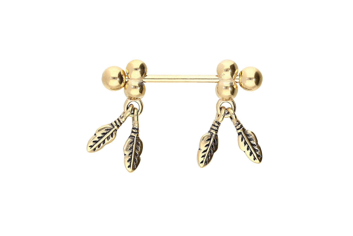 Chirurgenstahl Nippelpiercing FEDERN ++SALE++